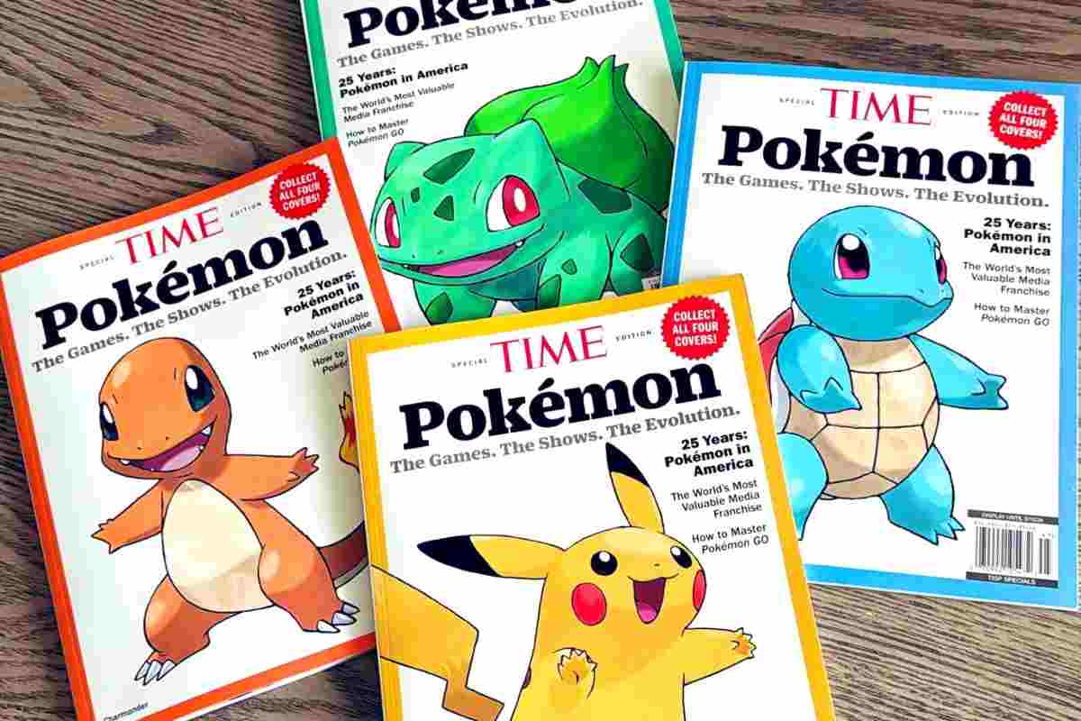 i pokèmon sulla cover di time magazine