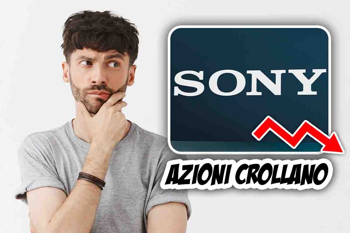 le azioni di sony sono crollate